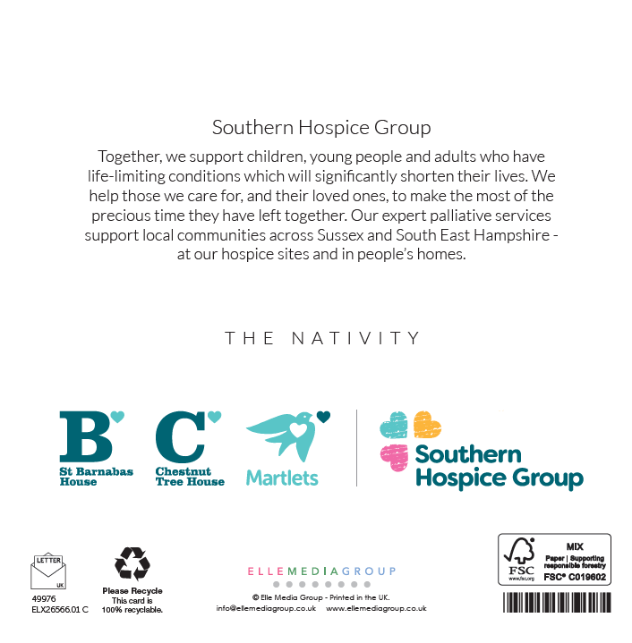 The Nativity 10 Charity Christmas Cards