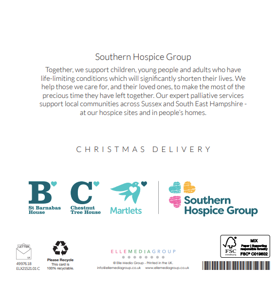 Christmas Delivery / It's Christmas Time Charity Christmas Cards 10 Pack Twin Pack
