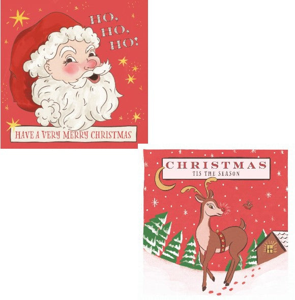 With a Ho Ho Ho & Tis the Season Twin Pack 10 Charity Christmas Cards