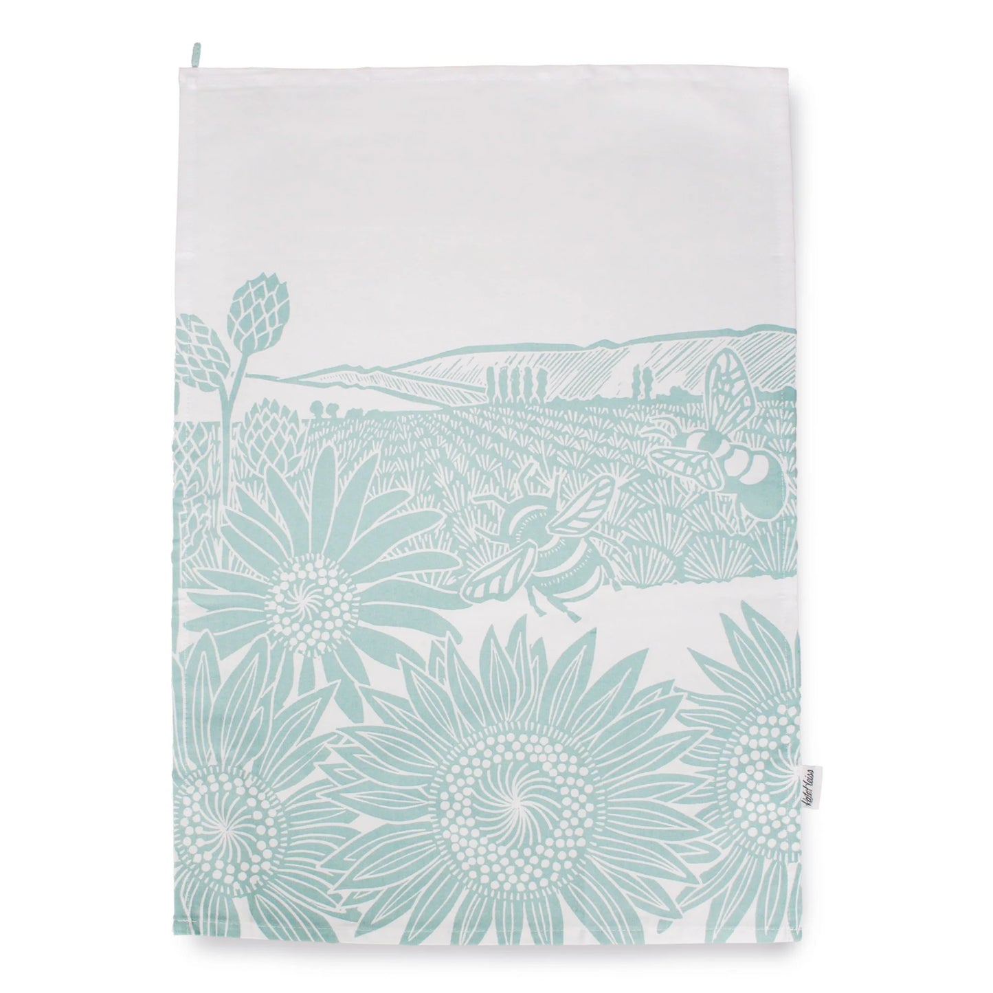 Katie Hess Tea towels (powder blue) recycled cotton