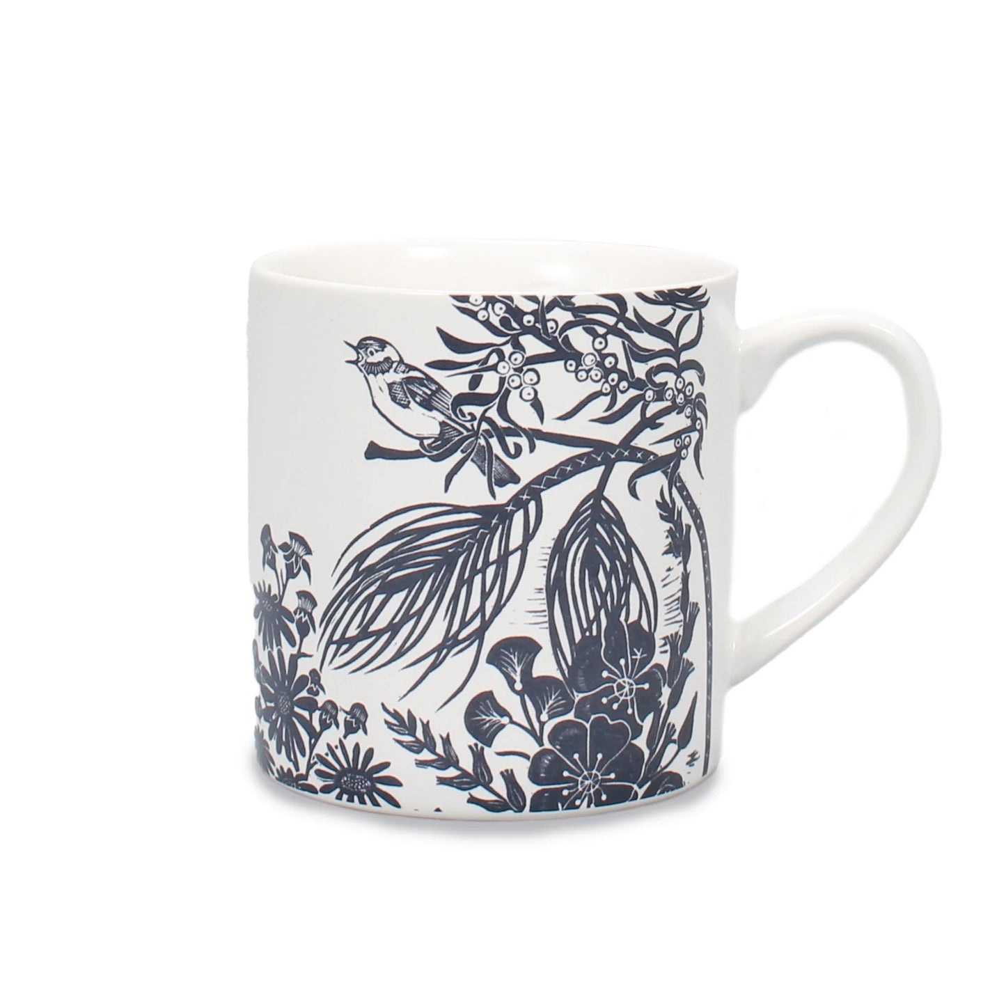 Katie Hess Classic mug (woodland navy) 310ml