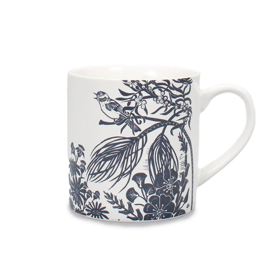 Katie Hess Classic mug (woodland navy) 310ml