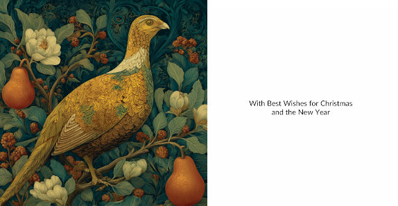 Partridge Twin Pack 10 Charity Christmas Cards