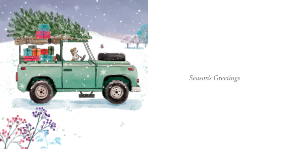 Christmas Delivery Twin Pack 10 Charity Christmas Cards