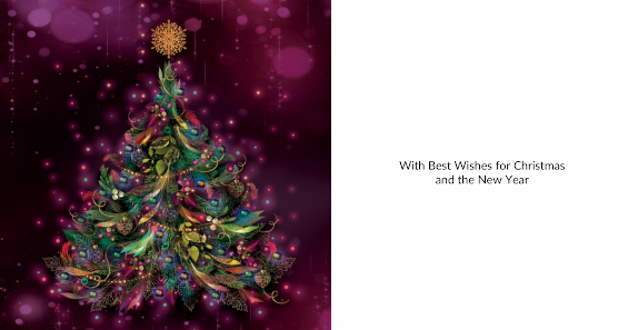 Christmas Trees Twin Pack 10 Charity Christmas Cards