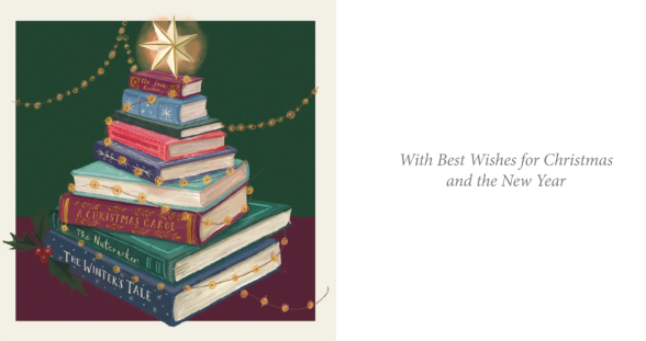 Book Tree 10 pack Charity Christmas Cards