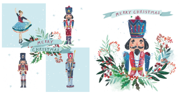 A Merry Dance 10 twin pack Charity Christmas Cards