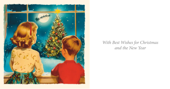 On His Sleigh & Quick To Bed 10 twinpack Charity Christmas Cards