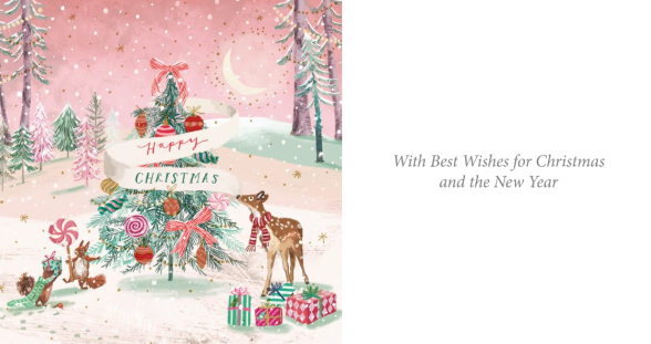 Christmas Carousel and A Magical World Twin pack 10 Charity Christmas Cards (Copy)