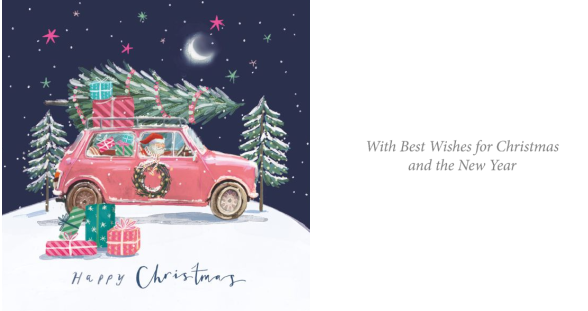 Delivering Christmas & Christmas Town House 10 twinpack Charity Christmas Cards