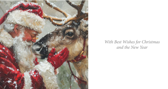 Santa's Dearest Friend & So Dear To Me 10 Twin pack Charity Christmas Cards