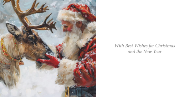 Santa's Dearest Friend & So Dear To Me 10 Twin pack Charity Christmas Cards