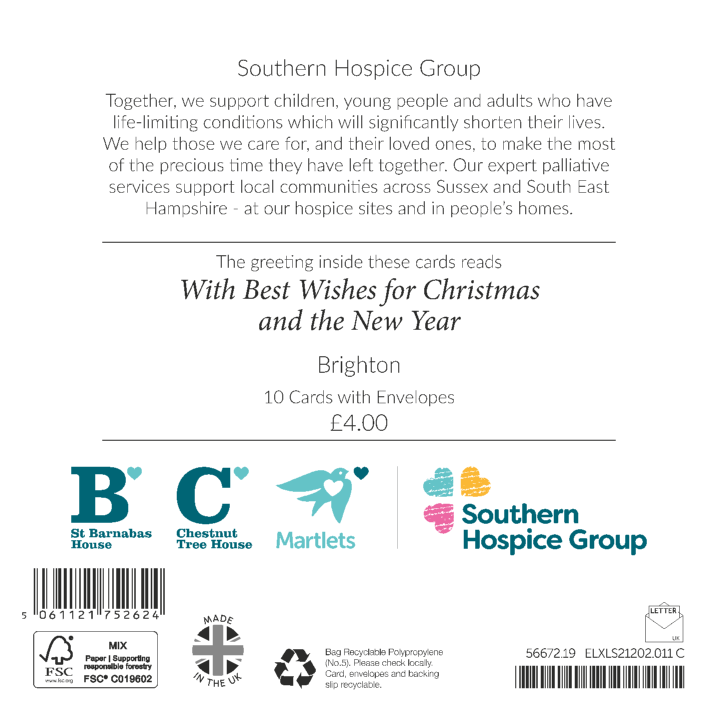 A Very Brighton Christmas 10 Charity Christmas Cards