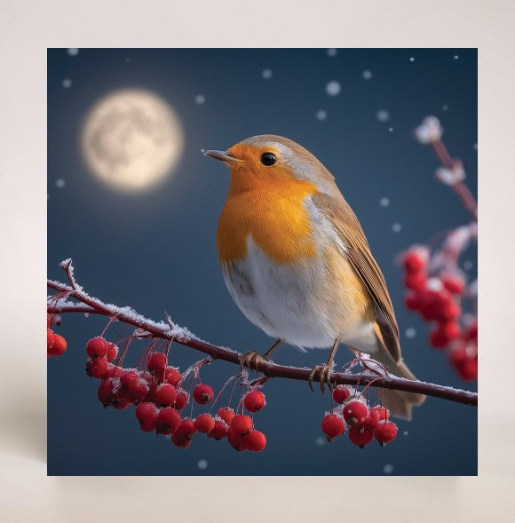 Robins Twin Pack 10 Charity Christmas Cards