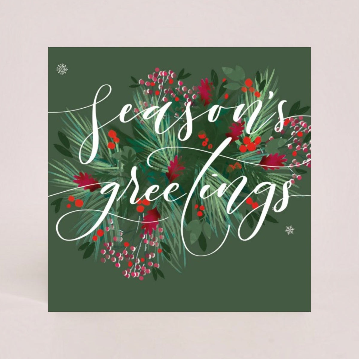 Vintage Garland 10 Charity Christmas Cards