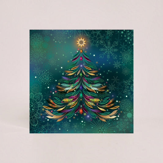Christmas Trees Twin Pack 10 Charity Christmas Cards