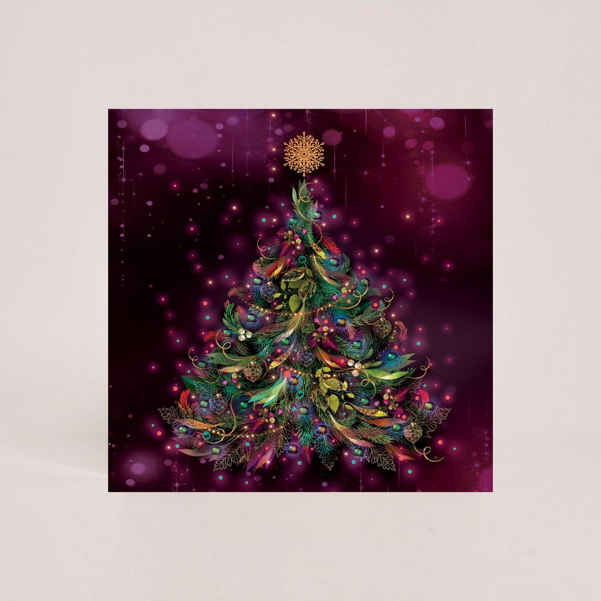 Christmas Trees Twin Pack 10 Charity Christmas Cards