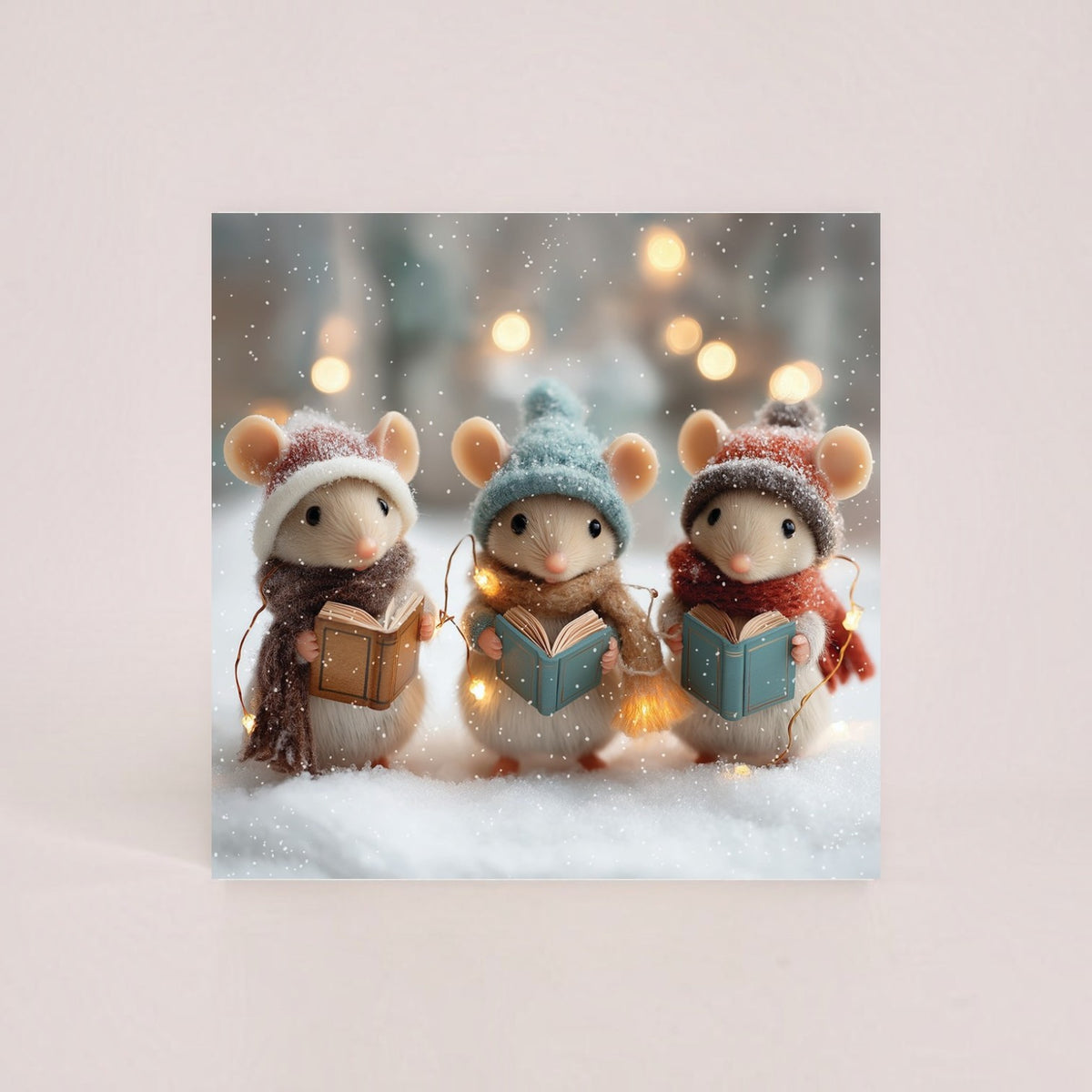 Christ-mouse Carol Singers 10 Charity Christmas Cards