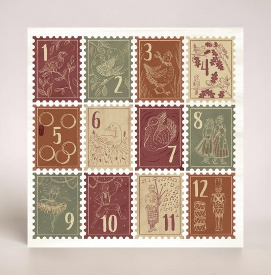 12 Stamps 10 Charity Christmas Cards