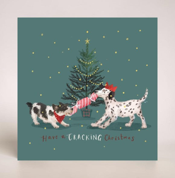 A Cracking Game & Skating Scottie Twin Pack 10 Charity Christmas Cards