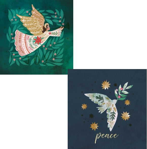 Songs of Joy & Dove of Joy 10 Twin pack Charity Christmas Cards
