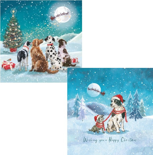 I'll Keep you warm & Watching Santa Twin Pack 10 Charity Christmas Cards