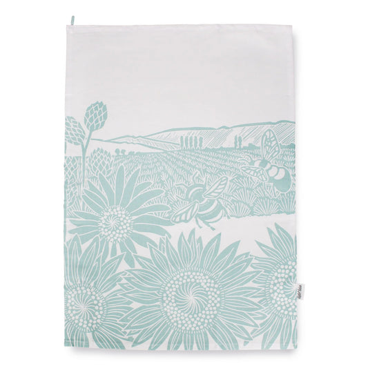 Katie Hess Tea towels (powder blue) recycled cotton
