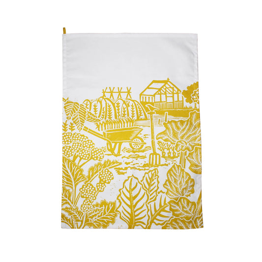 Katie Hess Tea towels (mustard) recycled cotton