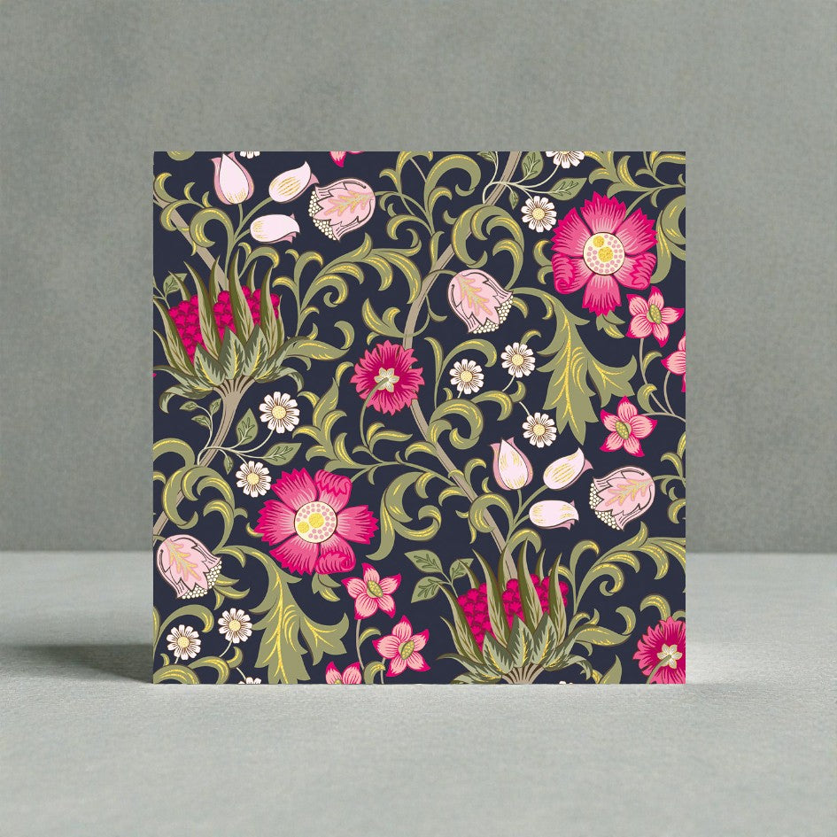 Blank Arts & Crafts William Morris Style Charity Greeting Card